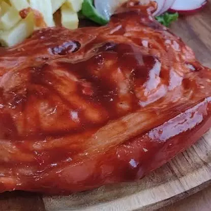 CHULETA DE CERDO EN BBQ