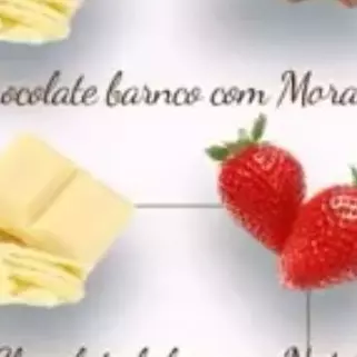 Catarina morango branco