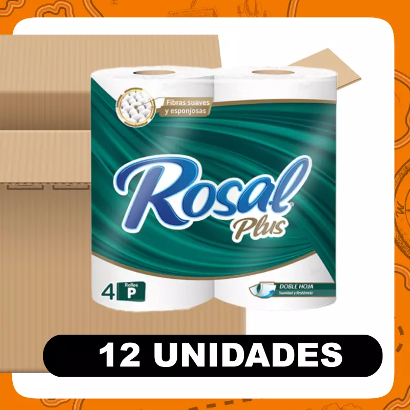 Bulto Rosal Plus 4 rollos 215h