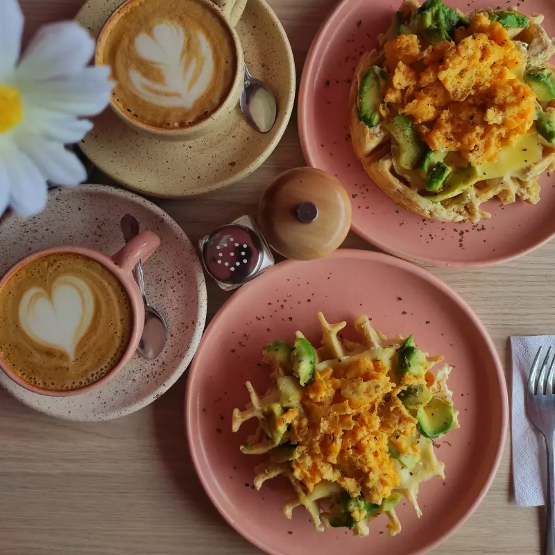 Waffle masa madre