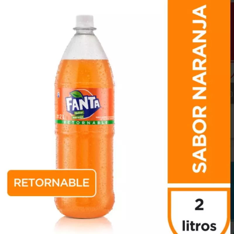 Fanta Naranja 2L Retornable