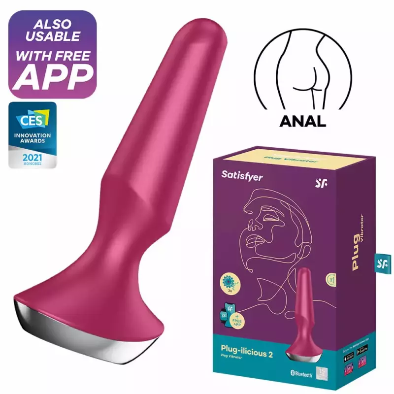 SATISFYER PLUG-ILICIOUS #2 - VIA APP