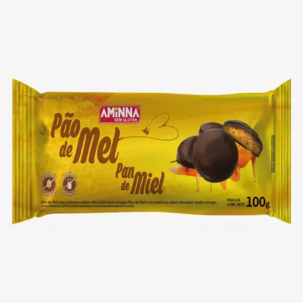 Pão de Mel sem glúten 100g