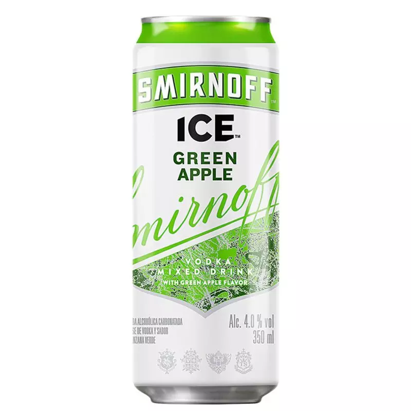 SMIRNOFF MANZANA LATA 355 ML