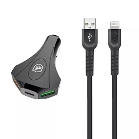 Kit Carregador Power Tipo-C/Light