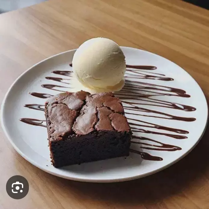 Brownie com Sorvete