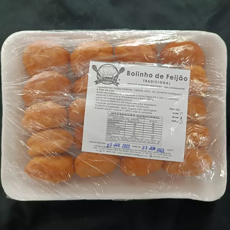 Bolinho de Feijão  20 uni