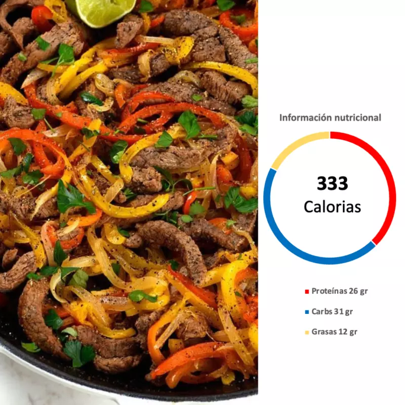 Miércoles 22 Julio - Fajitas de res