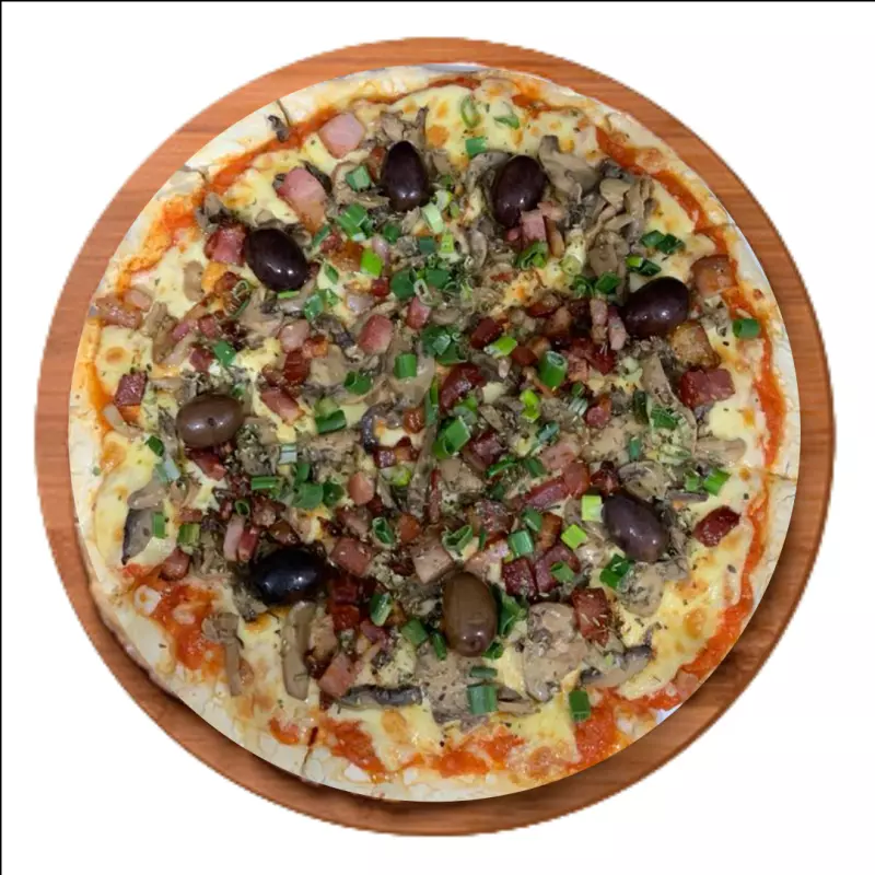 Champiñones Verdeo y panceta