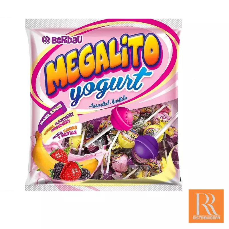 Pirulito Berbau Megalito Yogurt 1kg