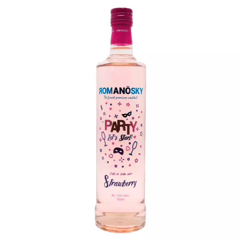 VODKA ROMANOSKY PARTY STRAWBERRY