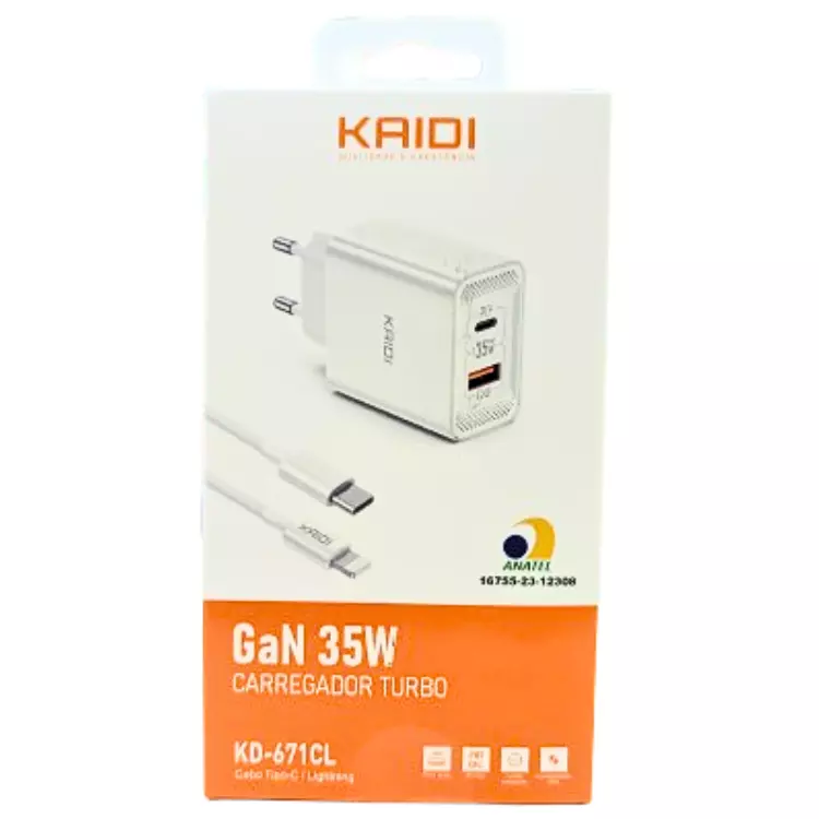 CARRREGADOR KAIDI TURBO KD-671CL