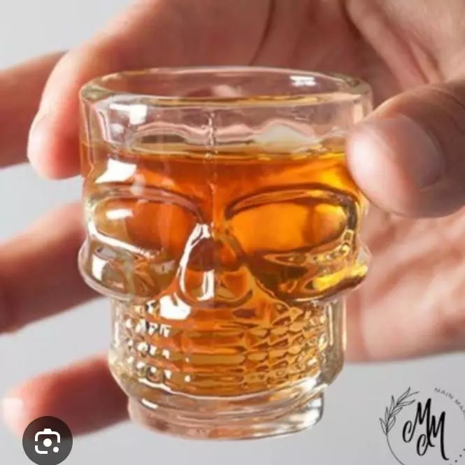 Copa calavera mesa