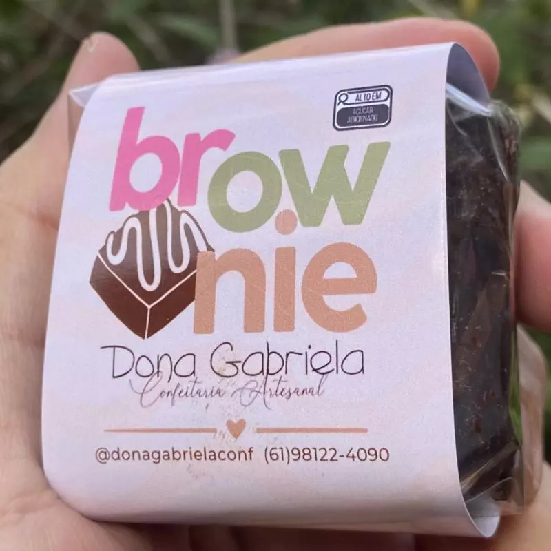 Brownie Recheado com Brigadeiro