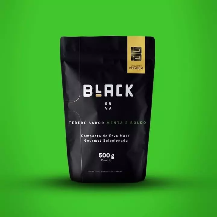 Erva Black - MENTA E BOLDO - 500g