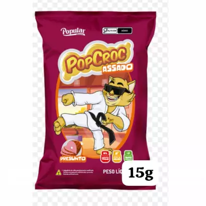 Salgadinho 15g sabor presunto 💜