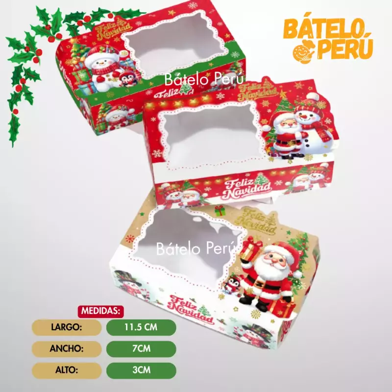 CAJA X3CHOCOTEJAS NAVIDAD