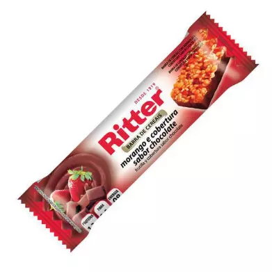 Barra cereal Ritter Morango e Aveia
