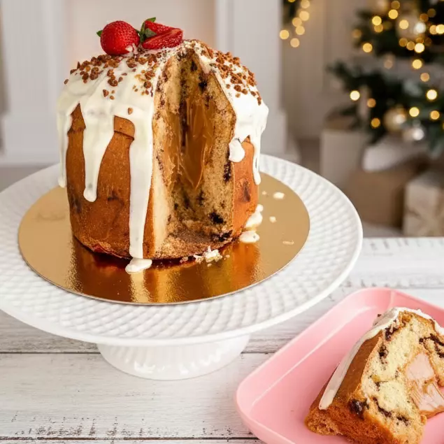 Chocotone Recheado Doce de leite