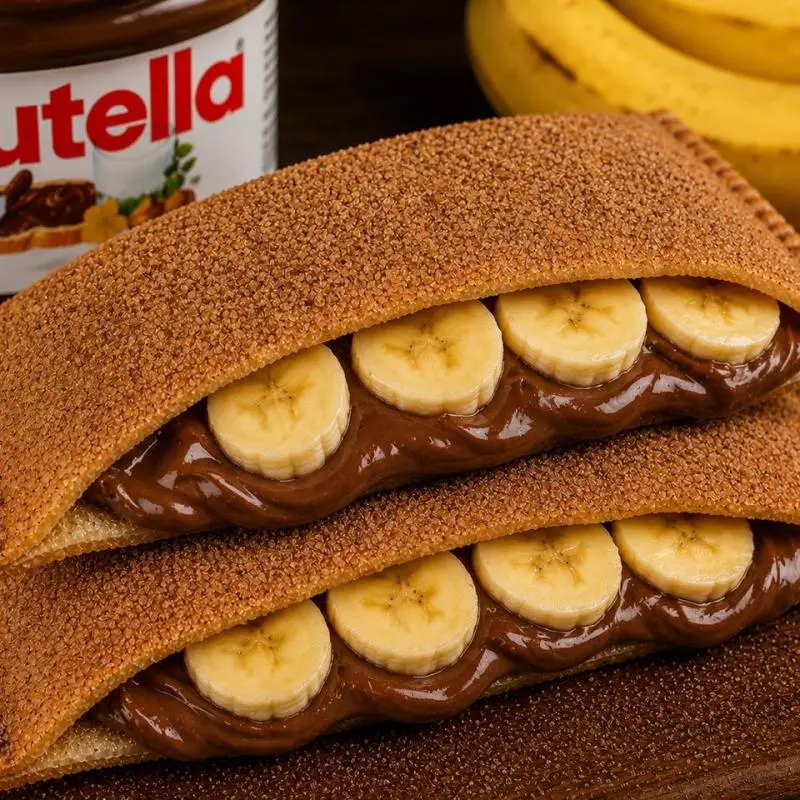 Pastel de Nutella com Banana