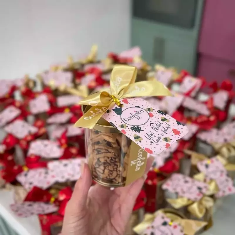 CAIXA DE BISCOITOS NATALINOS