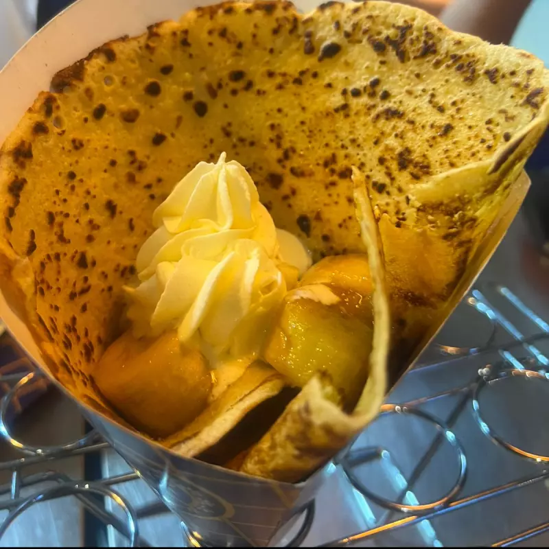 Crepe bananos foster