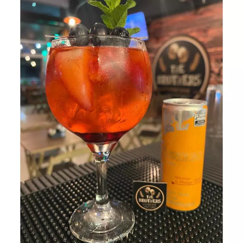 GIN MORANGO E PÊSSEGO