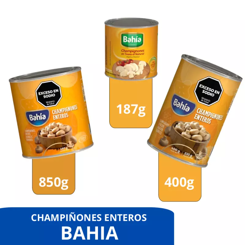 Champiñones entero BAHÍA