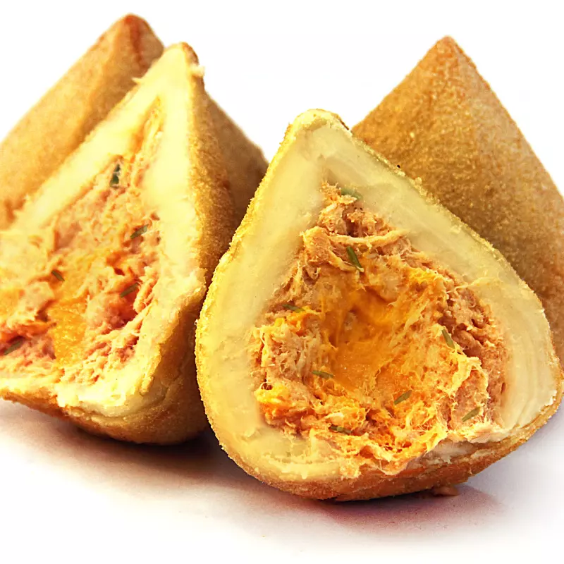 COXINHA FRANGO COM CHEDDAR