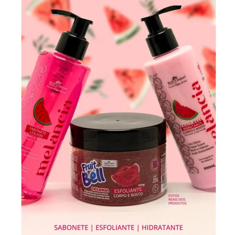 KIT MELANCIA CORPO E ROSTO