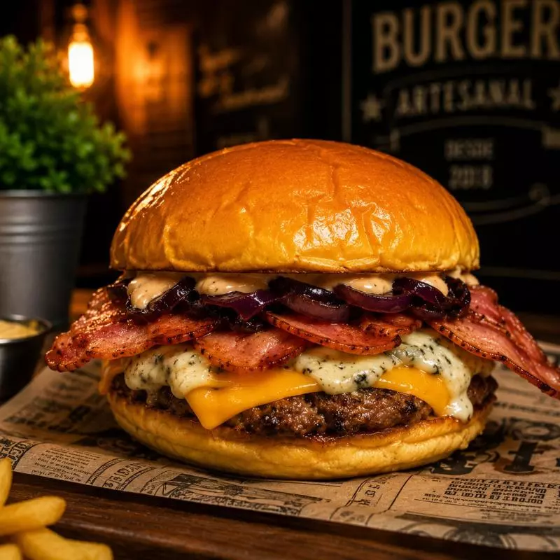 HAMBURGUER  fungada+batata
