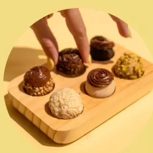 Brigadeiro sortidos 6 unidades