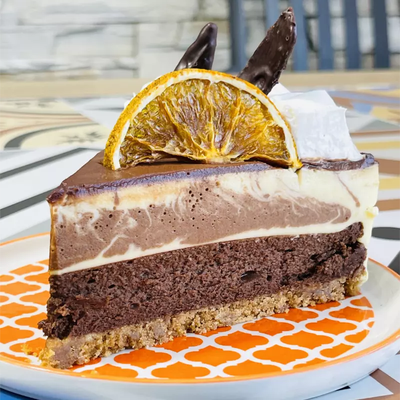 Cheesecake Choco Naranja