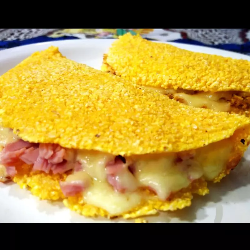 Tapioca com Recheio de Pizza