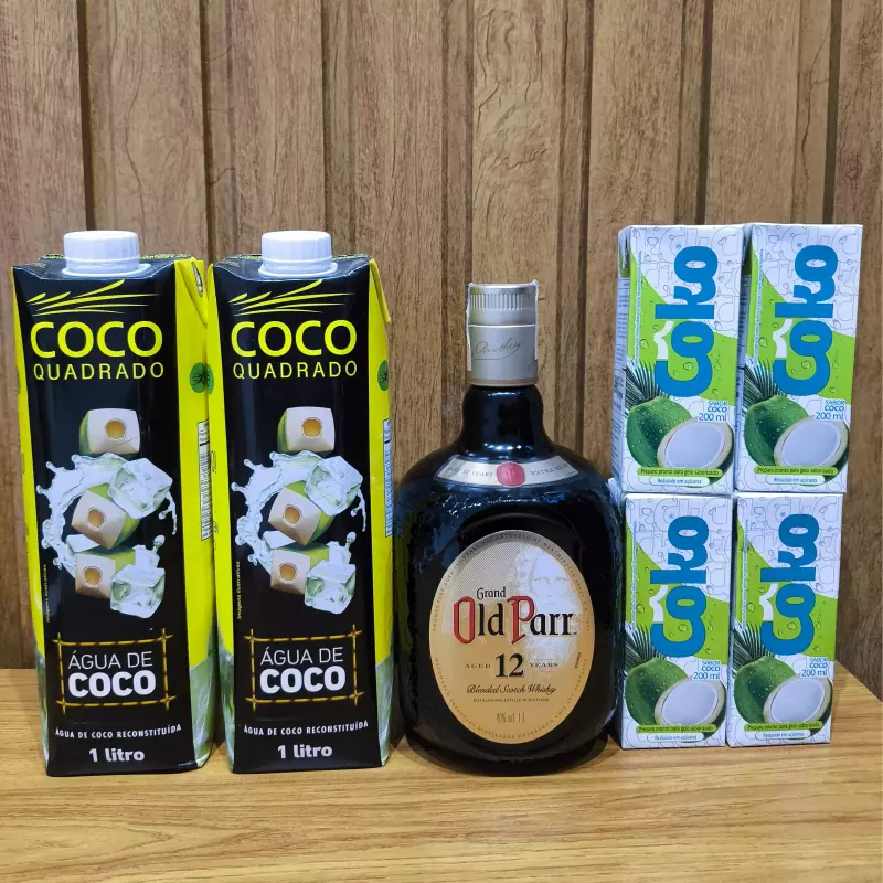 COMBO OLD PAR C AGUA DE COCO OU SUCO
