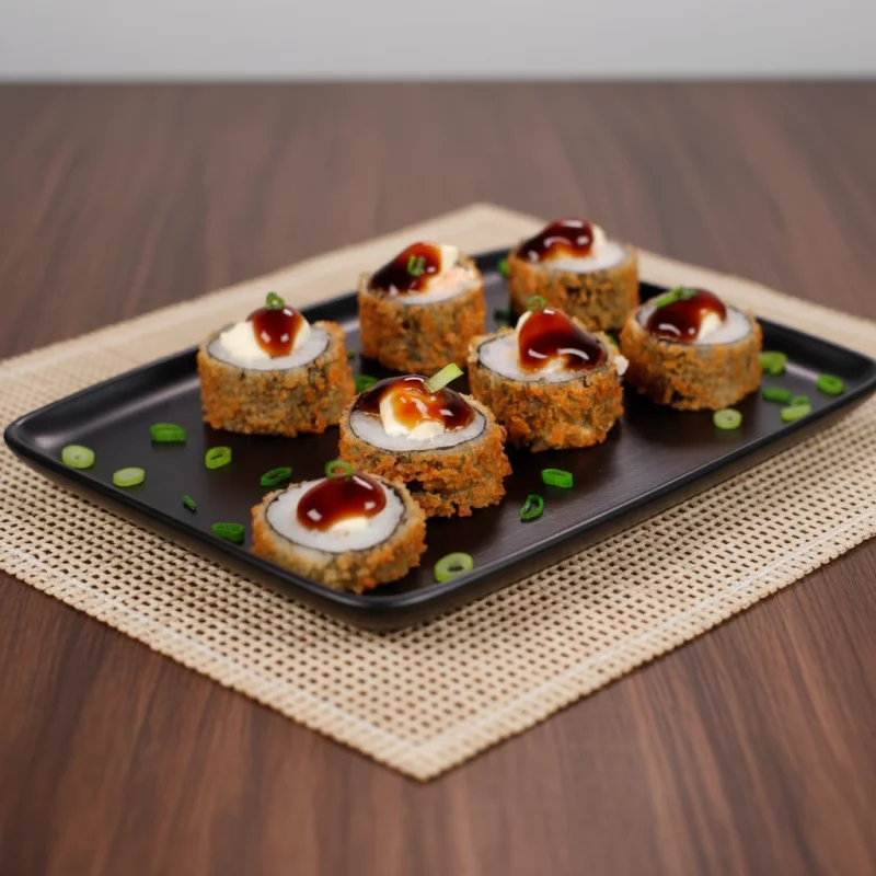 Hot roll 5 camarão 5 salmão