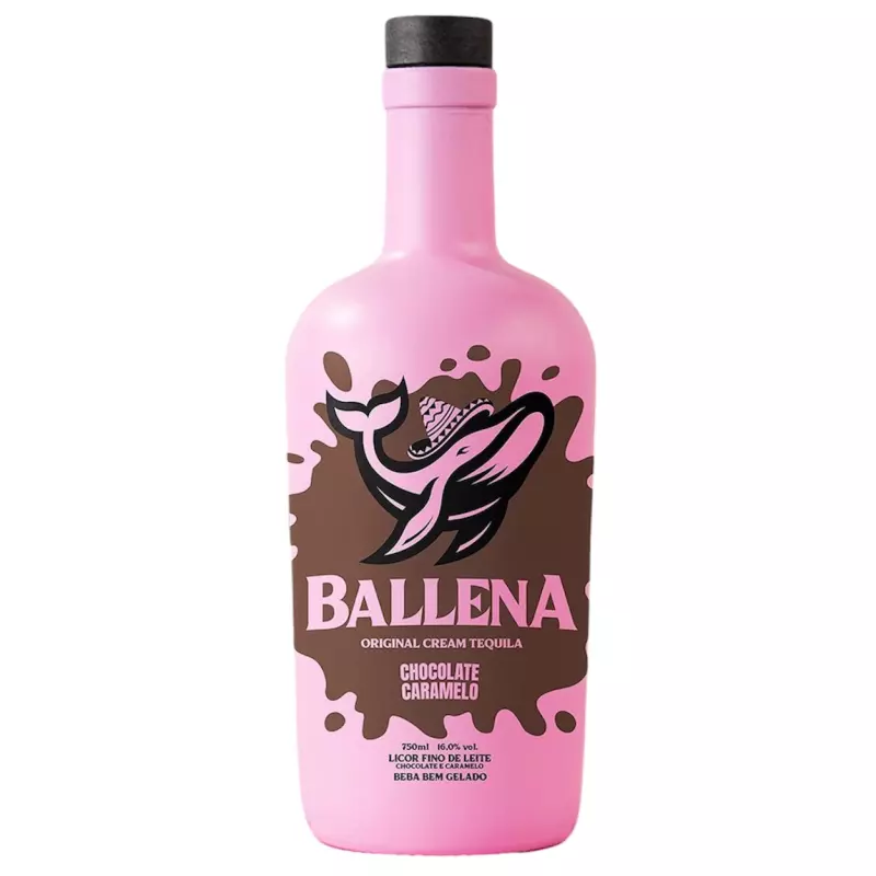 Licor Ballena Chocol. 750ml (Gelado)