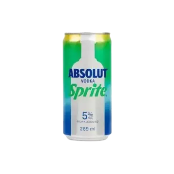 Absolut com Sprite Lata