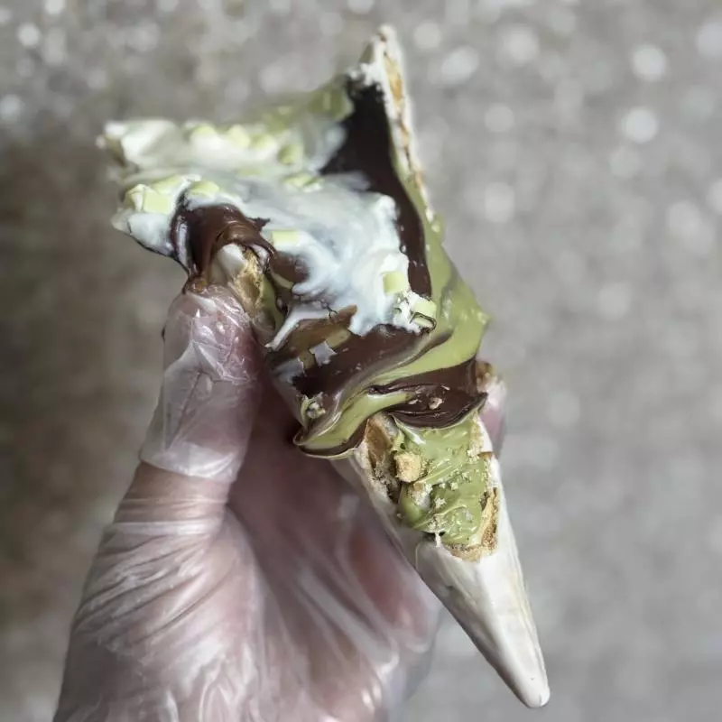 CASCONE PISTAChUDO com NUTELLA