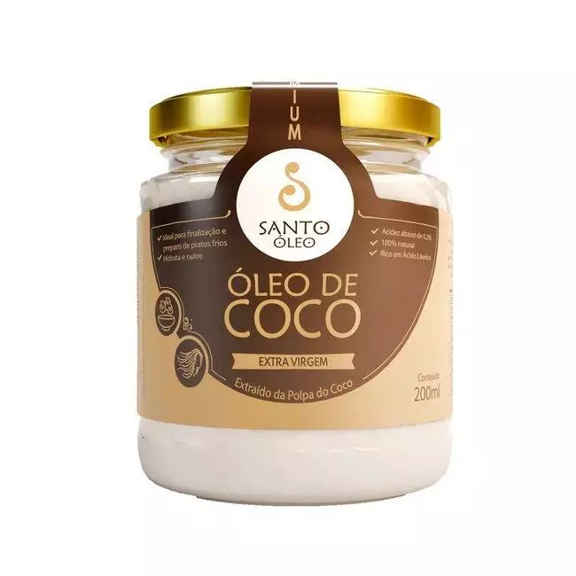Óleo de Coco Santo Óleo Premium 200ml