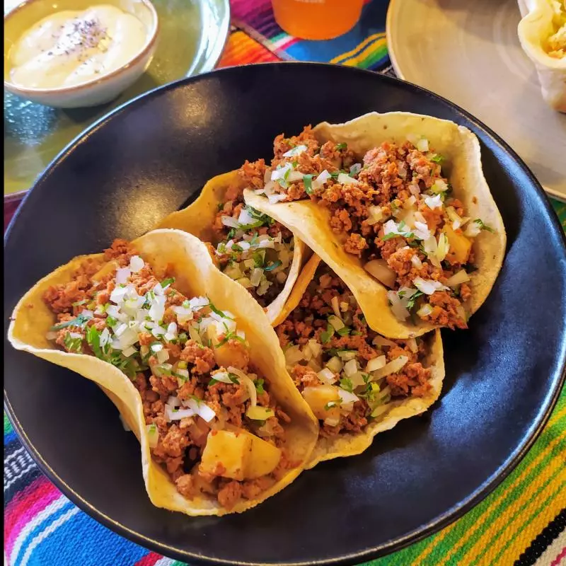Tacos de Chorizo Mexicano