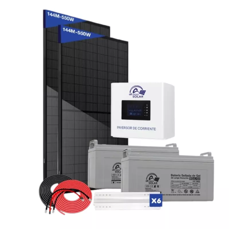 KIT SOLAR ALL NOVU 1.5 KW 200Ah