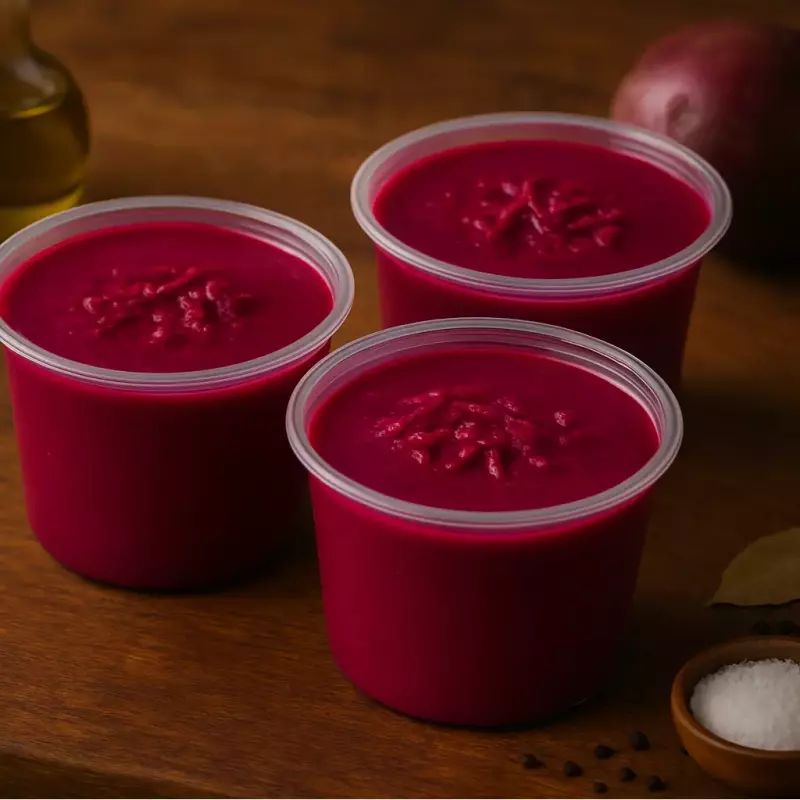 Caldo LowCarb de Beterraba e Frango