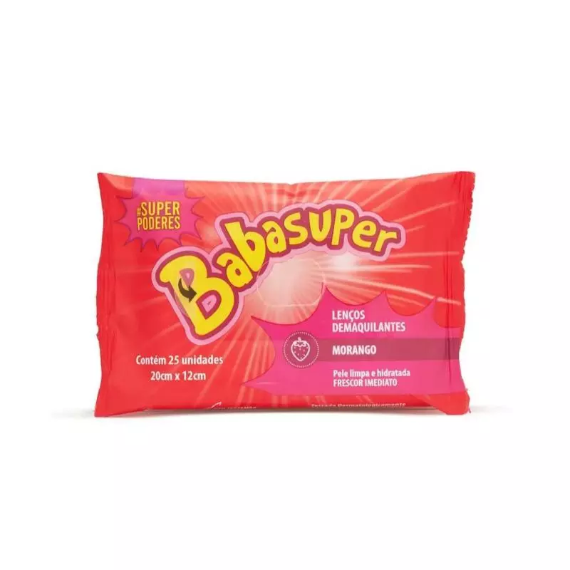 Lenço D Babasuper morango