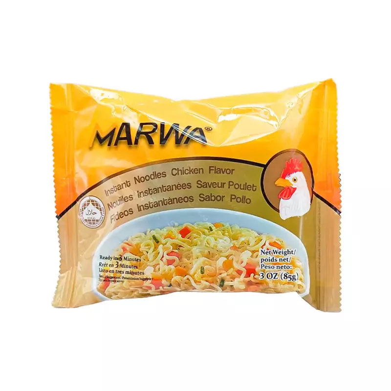 Fideos marwa de pollo