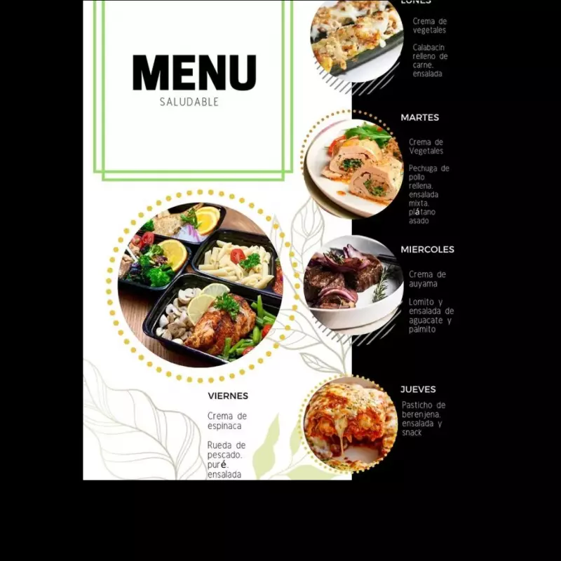 Menu Saludable