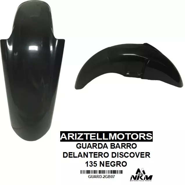 GUARDABARRO DISCOVER135 NEGRO