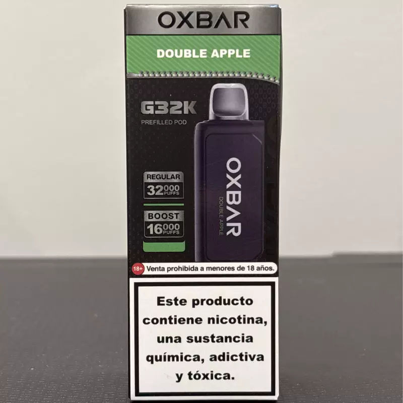 REFIL OXBAR G32K MAÇÃ DUPLA