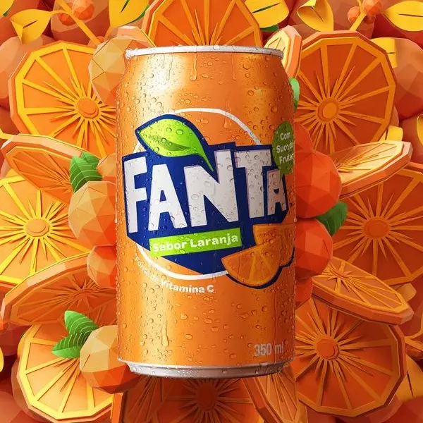 Fanta laranja 350mls
