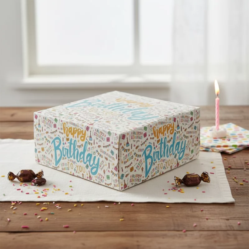 179 CAJA CARTON HAPPY BIRTHDAY
